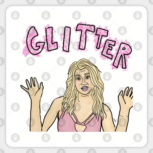 Krystal Glitter Sticker by mailshansen